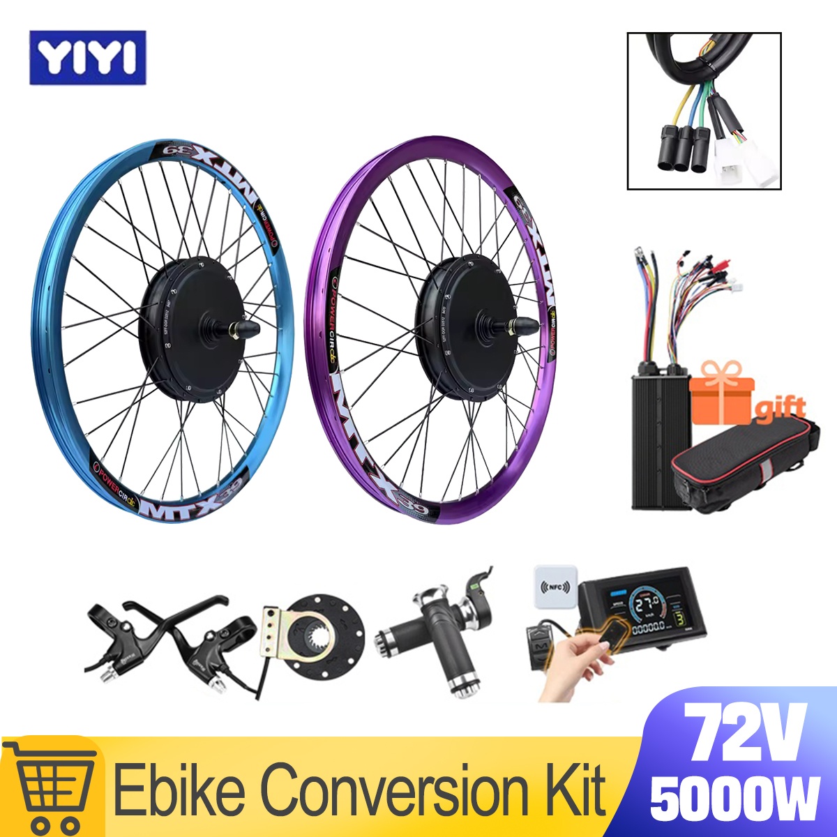 Nouveau kit de conversion de v - Ebike Conversion Kit 72V 3000W avis et prix