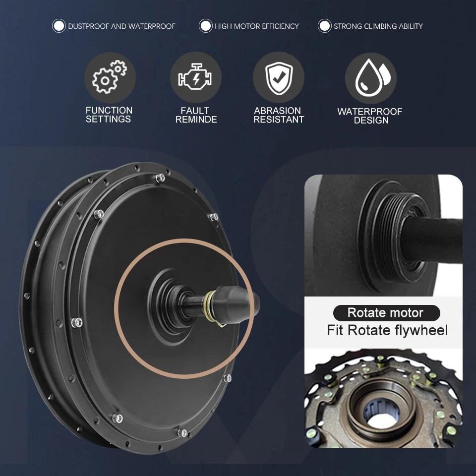Moteur de roue de vélo électri - Ebike Conversion Kit 72V 3000W avis et prix