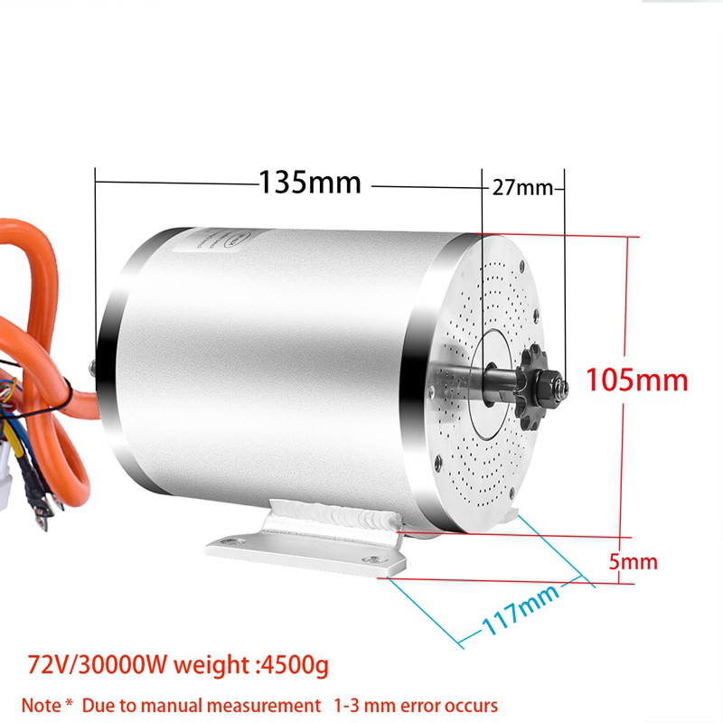 Kit de conversion de moteur 30 - Ebike Conversion Kit 72V 3000W avis et prix